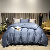 NEW Indulge in Pure Comfort and Elegance with our Luxury White 100% Silk Bedding Set - Available in Queen and King Size with Your Choice of Quilt Cover, Flat or Fitted Sheet, and Pillowcases Included