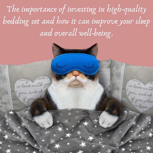 HighQuality Bedding Set Improve Sleep & Wellbeing Importance