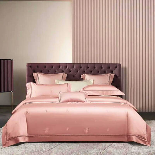 Misty Rose 1000 Thread Count Egyptian Cotton Bedding Set – Unmatched Quality and Style!