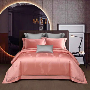 Light Pink 1000 Thread Count Egyptian Cotton Bedding Set – Unmatched Quality and Style!