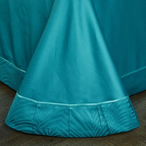 Elevate Your Bedroom with Opulent Elegance: Golden Green Chic Damask Jacquard Duvet Cover Set in Queen or King Size - 4/7Pcs Ensemble with 1000TC Egyptian Cotton Bedding Set