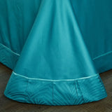 Elevate Your Bedroom with Opulent Elegance: Golden Green Chic Damask Jacquard Duvet Cover Set in Queen or King Size - 4/7Pcs Ensemble with 1000TC Egyptian Cotton Bedding Set