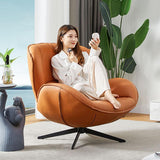 Luxury High-Back Nordic Living Room Chairs: Rotating Sofa with Upholstered Lounge Design for Ultimate Comfort and Style - Perfect for Apartments, Sillones Balcony Furniture, and Relaxation