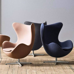 Experience unparalleled comfort and style with our Nordic Egg Chair: A modern minimalist masterpiece for your living room, combining leisure and elegance in a stunning eggshell design!