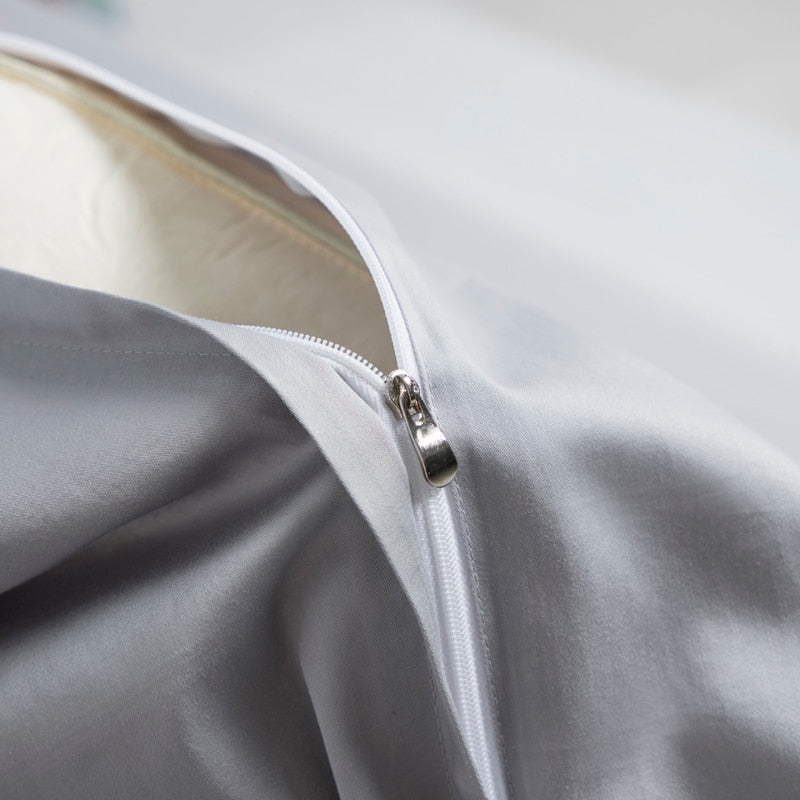 NEW Luxury 100% Egyptian Cotton Bedding Set in Deep Gray-Green: Indulge in the Softness and Durability of 1000 Thread Count Sheets for a Restful Night's Sleep