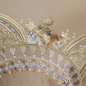 Vintage Luxury Gold Embroidery Bedding set 1200TC Egyptian Cotton Soft Duvet Cover Bed Sheet Pillowcases Double Queen King 4Pcs.