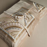 Vintage Luxury Gold Embroidery Bedding set 1200TC Egyptian Cotton Soft Duvet Cover Bed Sheet Pillowcases Double Queen King 4Pcs.