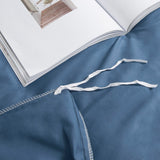 NEW Indulge in Ultimate Comfort with Our 1000TC Deep Blue 100% Egyptian Cotton Bedding Set