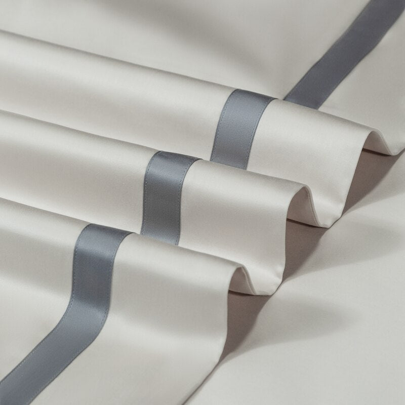 1400TC Pima Cotton Bedding Sets Duvet Cover Bedsheet Pillowcase 4pcs