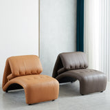 Experience Ultimate Comfort and Style with Our Luxury Modern Black Nordic Style Chaise Lounge Floor Chair - Perfect for Your Bedroom, Balcony, and Living Room