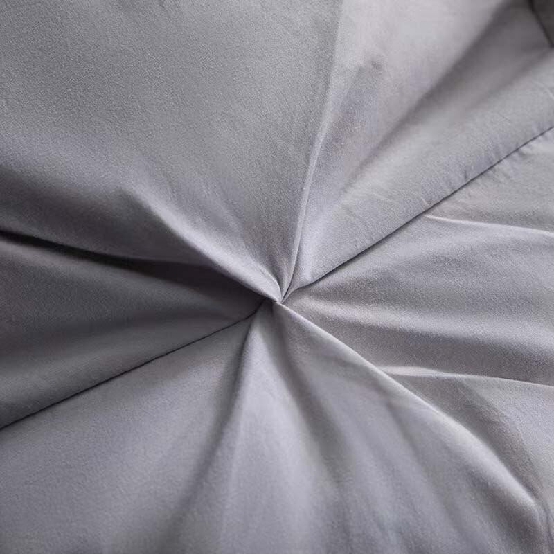 NEW Luxury White Goose Down Comforter Heavyweight Duvet - Double Bed Blanket Filler, Solid Color, Queen Size, Warm and Soft, Pinch Pleated Quilts for a Cozy Sleep Experience