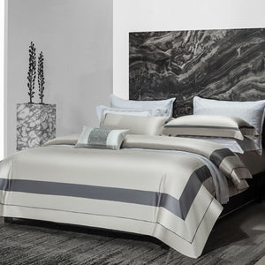 1400TC Pima Cotton Bedding Sets Duvet Cover Bedsheet Pillowcase 4pcs