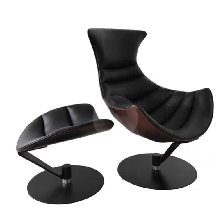 Experience comfort and style with our Nordic Single Leather Sofa. This light luxury single chair combines elegance and relaxation, With its lazy recliner.