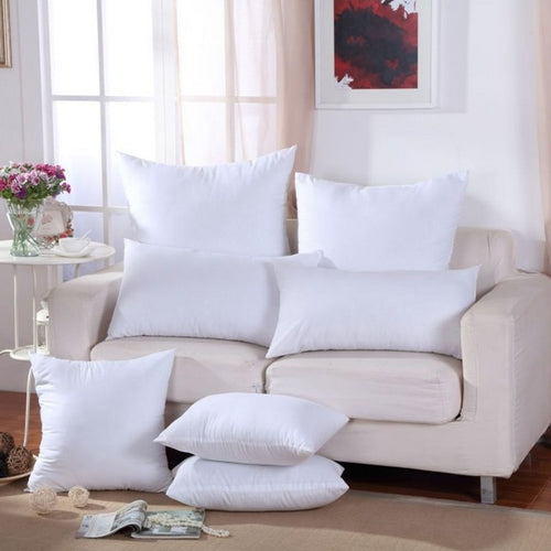 NEW 9-Size Solid Pure PP Cotton Filled Classic Cushion Head Pillow Inner - Ultimate Comfort