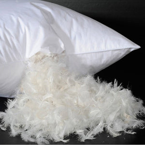 NEW Luxury High-Quality Goose Feather Pillow for Supreme Comfort and Support