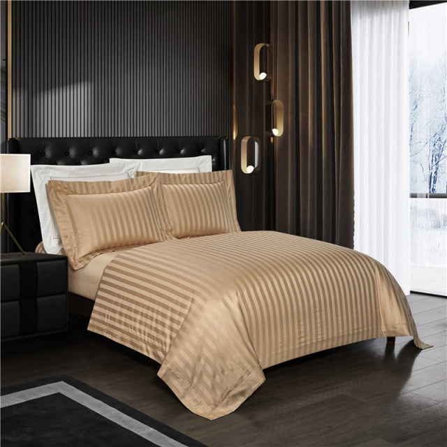 NEW Experience Hotel Luxury at Home: 1200TC Egyptian Cotton Bedding Set - 4/7 Piece Set (Queen/King)