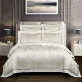 NEW Indulge in Unmatched Comfort with the 1000 Thread Count Exclusive Luxury Jacquard Cotton Bedding Set - Includes Duvet Cover, Flat Sheet, and Pillowcases
