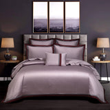 NEW Indulge in Unmatched Comfort with the 1000 Thread Count Exclusive Luxury Jacquard Cotton Bedding Set - Includes Duvet Cover, Flat Sheet, and Pillowcases
