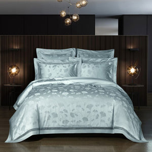 NEW Indulge in Unmatched Comfort with the 1000 Thread Count Exclusive Luxury Jacquard Cotton Bedding Set - Includes Duvet Cover, Flat Sheet, and Pillowcases
