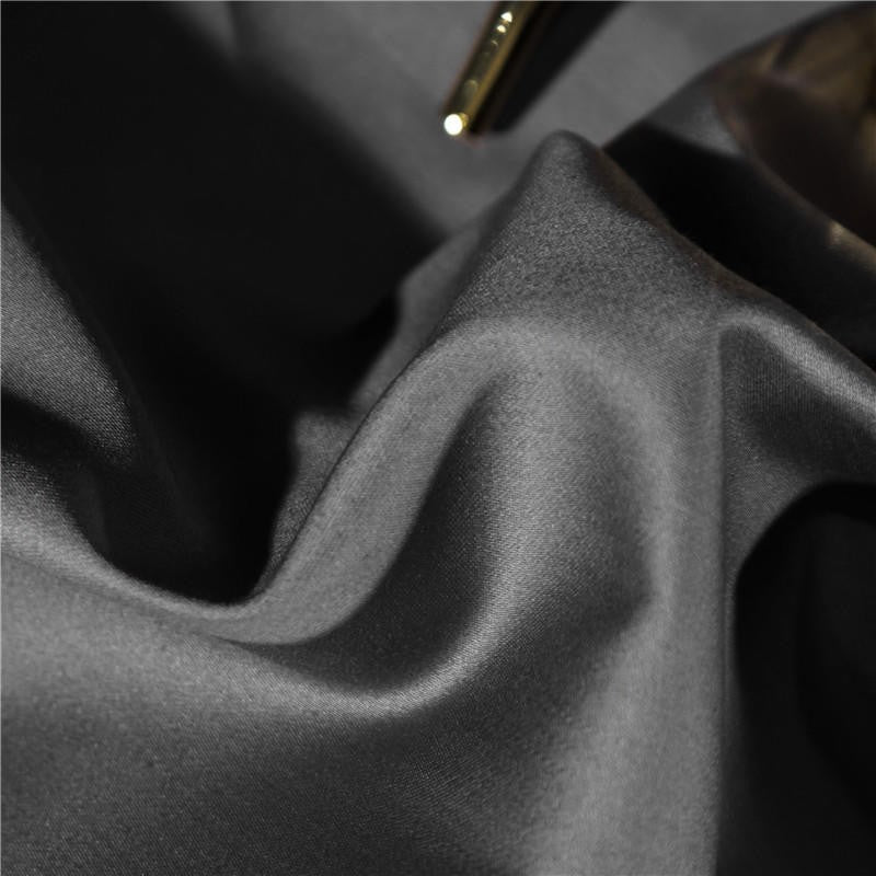 Royal Silver Premium High End 1000 Thread Count Egyptian Cotton 4/6Pcs Queen/King Bedding Set Embroidery Duvet cover 1 Bed Sheet 2 Pillowcases