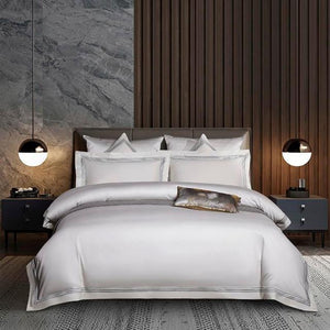 NEW Luxury Egyptian Cotton Bedding Set - Soft and Durable - Includes 1 Sheet and 2 Pillowcases - Queen/King Size - 4 Piece Set