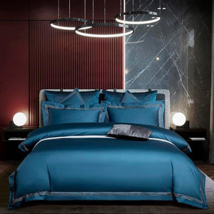 NEW Luxury Egyptian Cotton Bedding Set - Soft and Durable - Includes 1 Sheet and 2 Pillowcases - Queen/King Size - 4 Piece Set