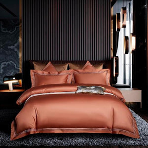 NEW Luxury Egyptian Cotton Bedding Set - Soft and Durable - Includes 1 Sheet and 2 Pillowcases - Queen/King Size - 4 Piece Set