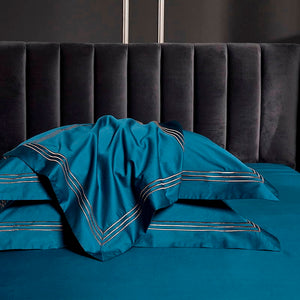 NEW Luxury Egyptian Cotton Bedding Set - Soft and Durable - Includes 1 Sheet and 2 Pillowcases - Queen/King Size - 4 Piece Set