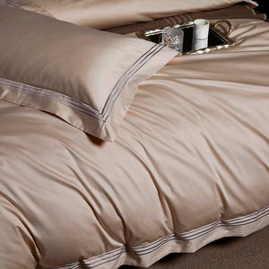 NEW Luxury Egyptian Cotton Bedding Set - Soft and Durable - Includes 1 Sheet and 2 Pillowcases - Queen/King Size - 4 Piece Set