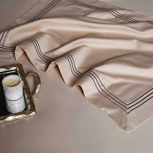 NEW Luxury Egyptian Cotton Bedding Set - Soft and Durable - Includes 1 Sheet and 2 Pillowcases - Queen/King Size - 4 Piece Set