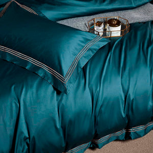 NEW Luxury Egyptian Cotton Bedding Set - Soft and Durable - Includes 1 Sheet and 2 Pillowcases - Queen/King Size - 4 Piece Set