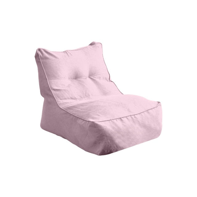 NEW Unwind in Ultimate Comfort with Our Bean Bag Soft Lazy Sofa Poof Cover with Footrest - Perfect for Lounging and Relaxation