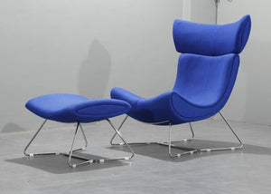 NEW Indulge in Opulent Comfort and Style with Our Iconic Leather/PU Leather Lounge Leisure Chair and Footrest - Available in Multiple Colors for the Ultimate Upgrade Experience!