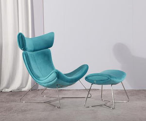 NEW Indulge in Opulent Comfort and Style with Our Iconic Leather/PU Leather Lounge Leisure Chair and Footrest - Available in Multiple Colors for the Ultimate Upgrade Experience!