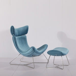 NEW Indulge in Opulent Comfort and Style with Our Iconic Leather/PU Leather Lounge Leisure Chair and Footrest - Available in Multiple Colors for the Ultimate Upgrade Experience!