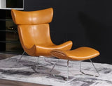 NEW Indulge in Opulent Comfort and Style with Our Iconic Leather/PU Leather Lounge Leisure Chair and Footrest - Available in Multiple Colors for the Ultimate Upgrade Experience!