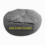 NEW Premium Quality Khaki Bean Bag Liner Cover - Durable & Comfortable Cover for Foam Bead Filling - Easy to Fill & Washable