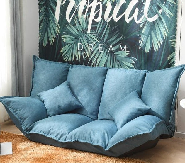 NEW Relax in Style and Comfort with our Tatami Lazy Folding Floor Sofa, Perfect for Any Space and Easy to Store Away When Not in Use