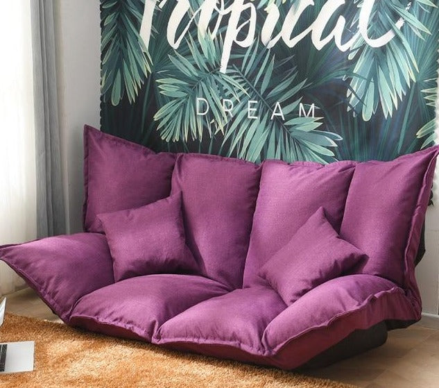 NEW Relax in Style and Comfort with our Tatami Lazy Folding Floor Sofa, Perfect for Any Space and Easy to Store Away When Not in Use