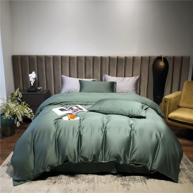NEW Indulge in Pure Comfort and Elegance with our Luxury White 100% Silk Bedding Set - Available in Queen and King Size with Your Choice of Quilt Cover, Flat or Fitted Sheet, and Pillowcases Included