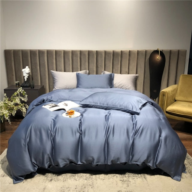 NEW Indulge in Pure Comfort and Elegance with our Luxury White 100% Silk Bedding Set - Available in Queen and King Size with Your Choice of Quilt Cover, Flat or Fitted Sheet, and Pillowcases Included