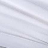 White Egyptian Cotton Bedding Set US King Queen Size Golden Embroidery Bedding Super Soft Bed Sheet Set