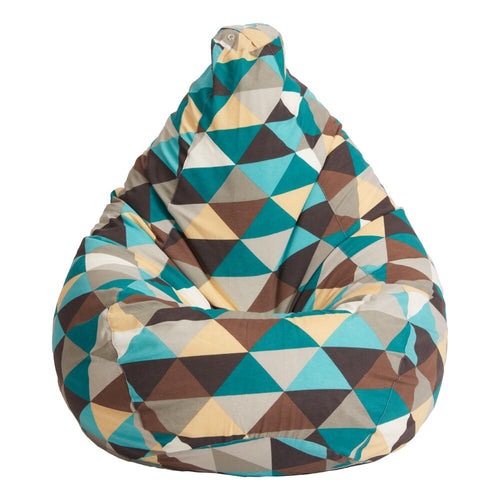 NEW Transform Your Living Space with the Luxurious Large Bean Bag 'Pear' Puffberi Orange Beanbag Set - Complete with Filler Pouf for Ultimate Comfort and Style!