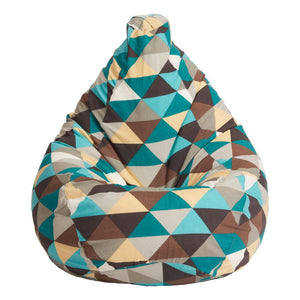 NEW Transform Your Living Space with the Luxurious Large Bean Bag 'Pear' Puffberi Orange Beanbag Set - Complete with Filler Pouf for Ultimate Comfort and Style!
