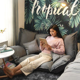 NEW Relax in Style and Comfort with our Tatami Lazy Folding Floor Sofa, Perfect for Any Space and Easy to Store Away When Not in Use