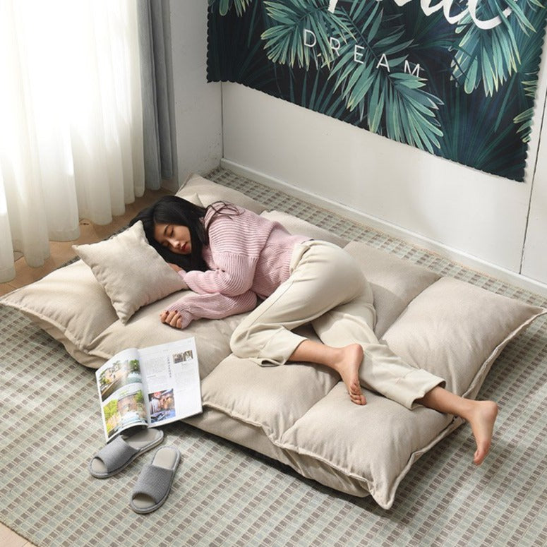 NEW Relax in Style and Comfort with our Tatami Lazy Folding Floor Sofa, Perfect for Any Space and Easy to Store Away When Not in Use